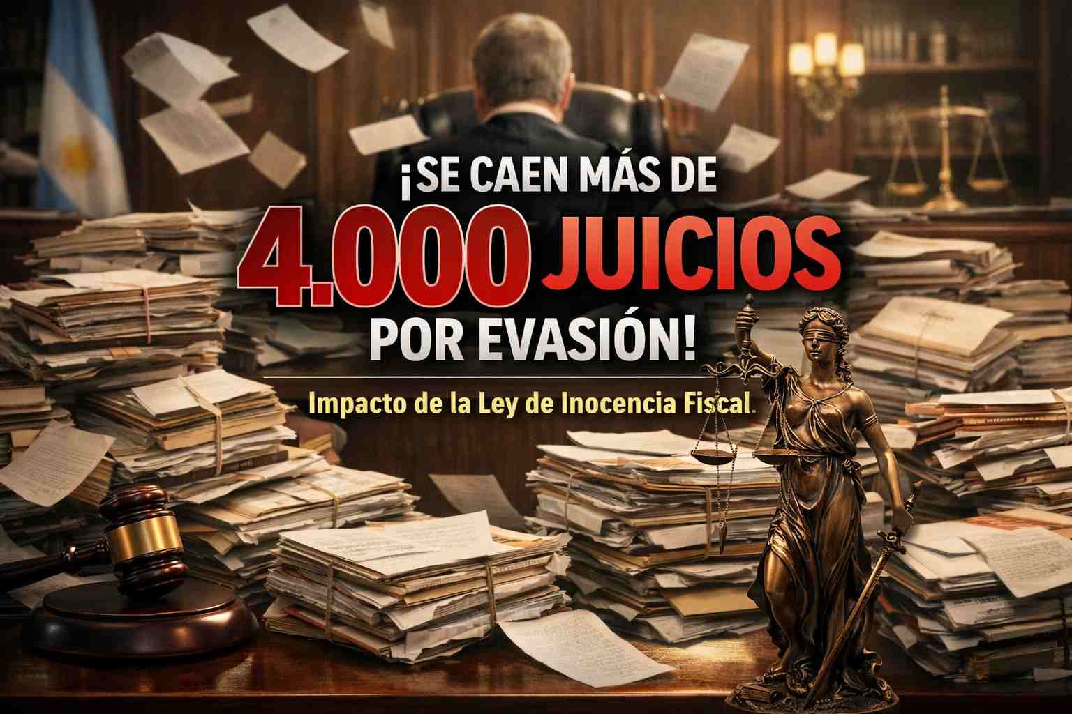 Se caen más de 4.000 juicios por evasión: el fuerte impacto de la Ley de Inocencia Fiscal