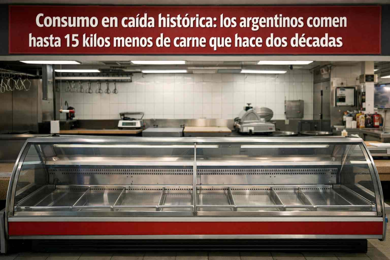 Del asado al ajuste: el consumo de carne vacuna cae a mínimos en 20 años.