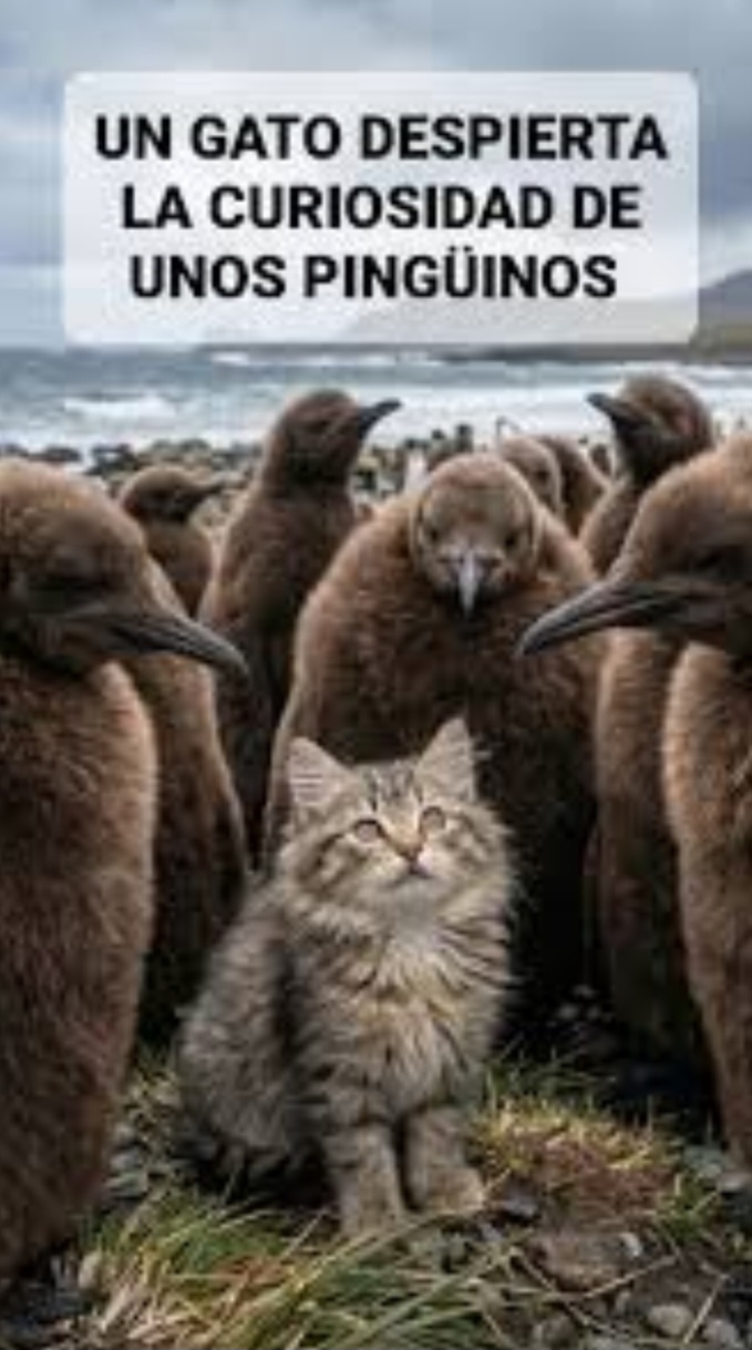 VISITANTE INESPERADO EN MALVINAS.