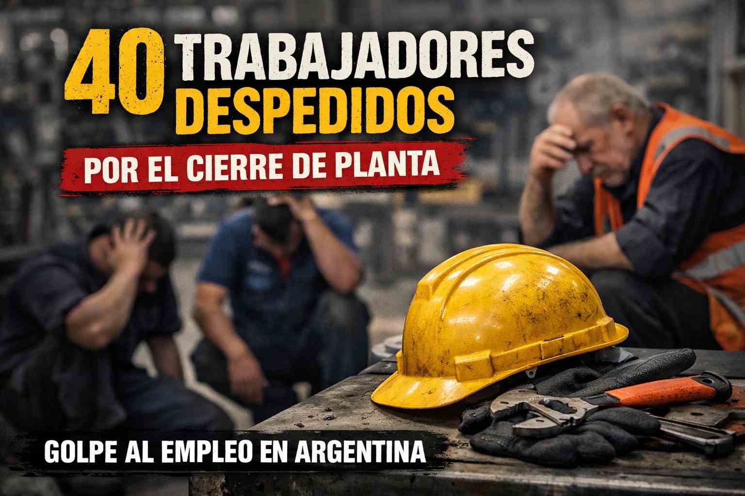 40 Trabajadores despedidos por el cierre de una planta de herramientas