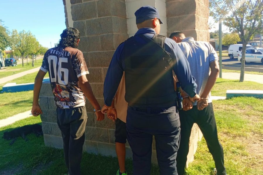 Detuvieron a tres hombres por el robo de papa fritas en un comercio