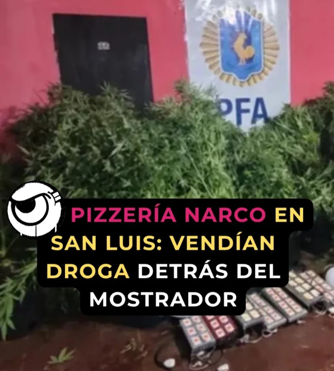 Usaban una pizzería como fachada: desarticularon una red narco y detuvieron a un sospechoso.