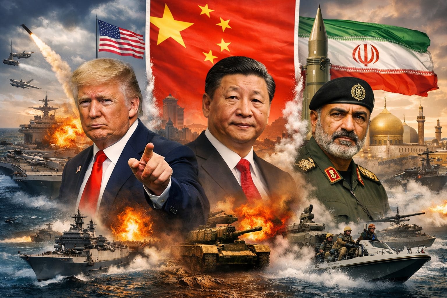 ESCALADA GLOBAL: TRUMP PRESIONA A CHINA, ORDENA BLOQUEO EN ORMUZ Y CRECE LA TENSIÓN CON IRÁN