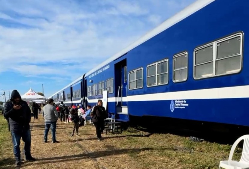 El Tren de Capital Humano llega a Villa Mercedes: Dos semanas de atencion gratuita y tramites