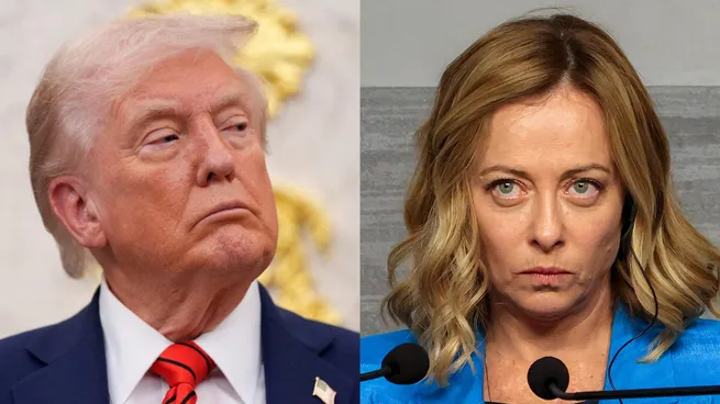 Meloni calificó de “inaceptables” los dichos de Trump contra el papa León XIV y marcó distancia
