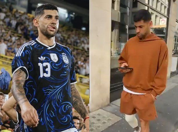 La primera imagen de Cuti Romero tras la lesión en Tottenham