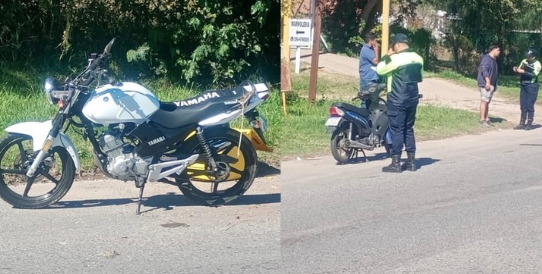 Violento choque entre dos motos en Ruta 3: un delivery quedó inconsciente