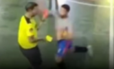 ¡ESCÁNDALO Y LOCURA! Le sacaron amarilla, noqueó al árbitro y terminó entregándose a la policía