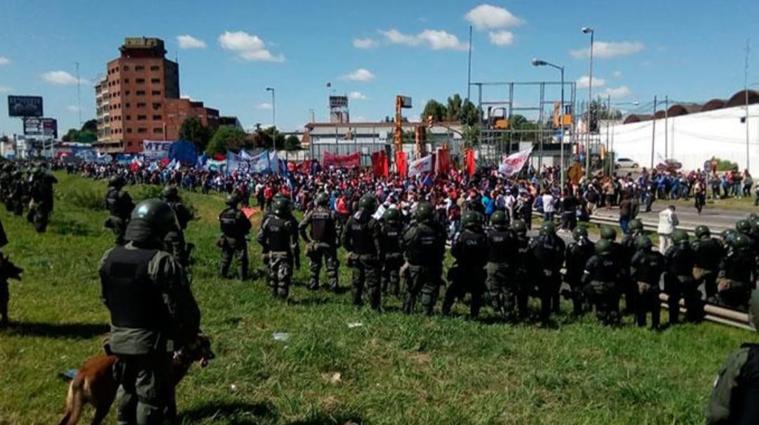 Tensión y heridos en la General Paz