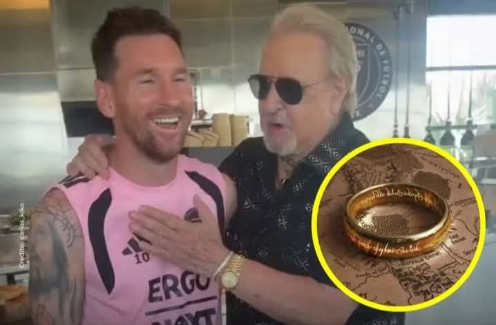 Messi y Édgar Vivar