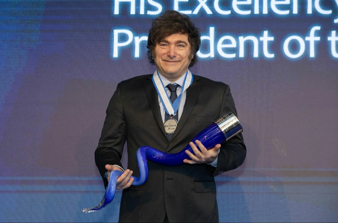 ESCÁNDALO POR EL PREMIO GÉNESIS: CUESTIONAN EL DESTINO DEL MILLÓN DE DÓLARES OTORGADO A MILEI