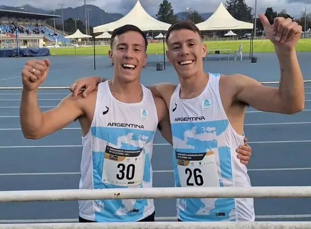 ¡A toda velocidad! Los hermanos Villegas cerraron su participación en los Suramericanos con una carrera de infarto