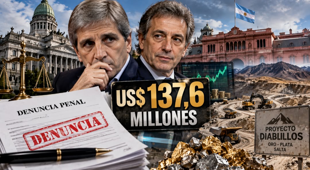 DENUNCIAN A LUIS CAPUTO POR EL RIGI DE DIABLILLOS Y UNA OPERACIÓN DE US$137,6 MILLONES