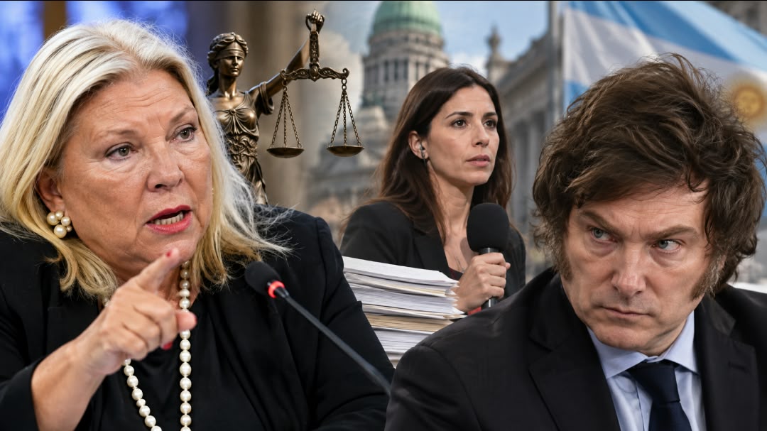 CARRIÓ DENUNCIÓ PENALMENTE A MILEI POR ABUSO DE AUTORIDAD Y VIOLENCIA DE GÉNERO