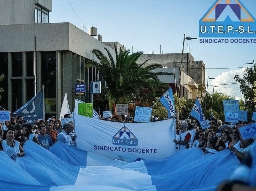 DOCENTES DE SAN LUIS: UTEP ASEGURA QUE EL SALARIO PERDIÓ 55,75% DE SU PODER ADQUISITIVO DESDE DICIEMBRE DE 2023
